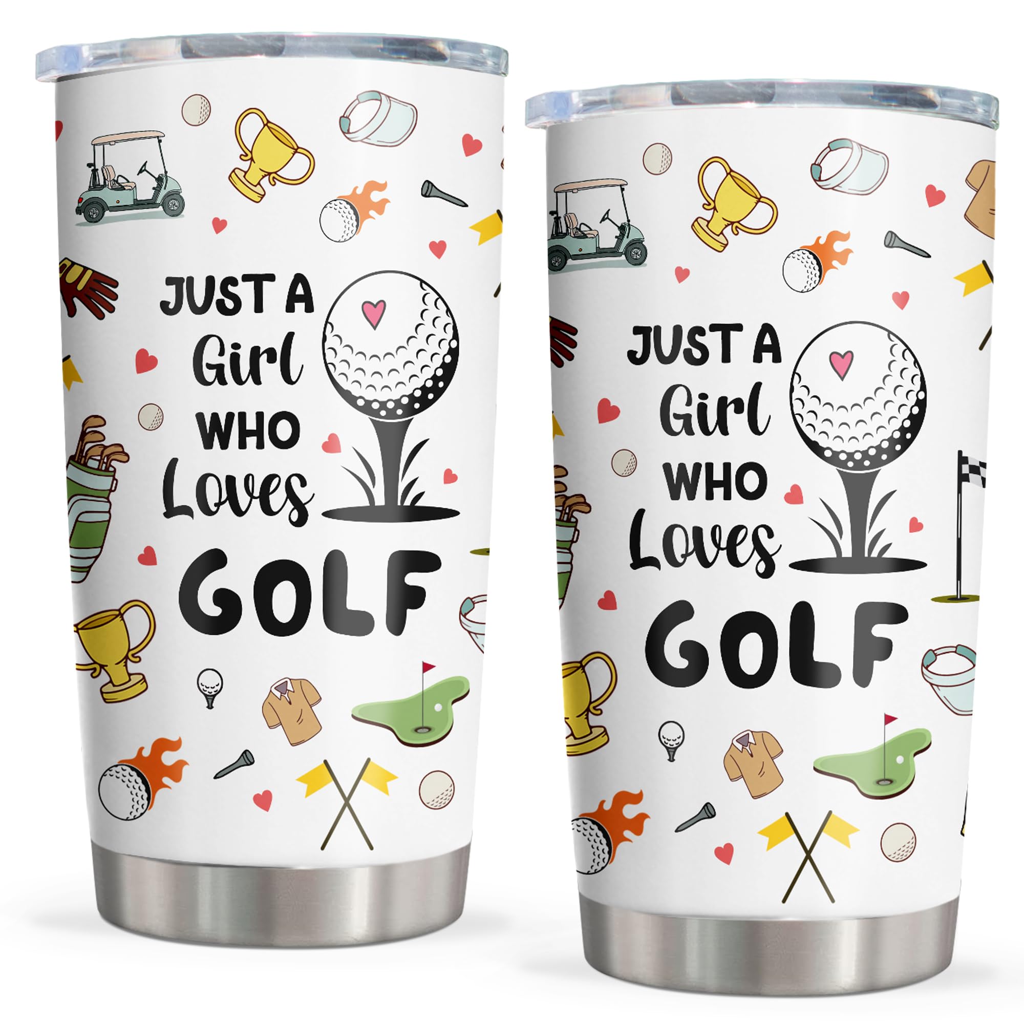 Vuxoye golf tumbler 20oz with leakproof lid for on-course hydration.