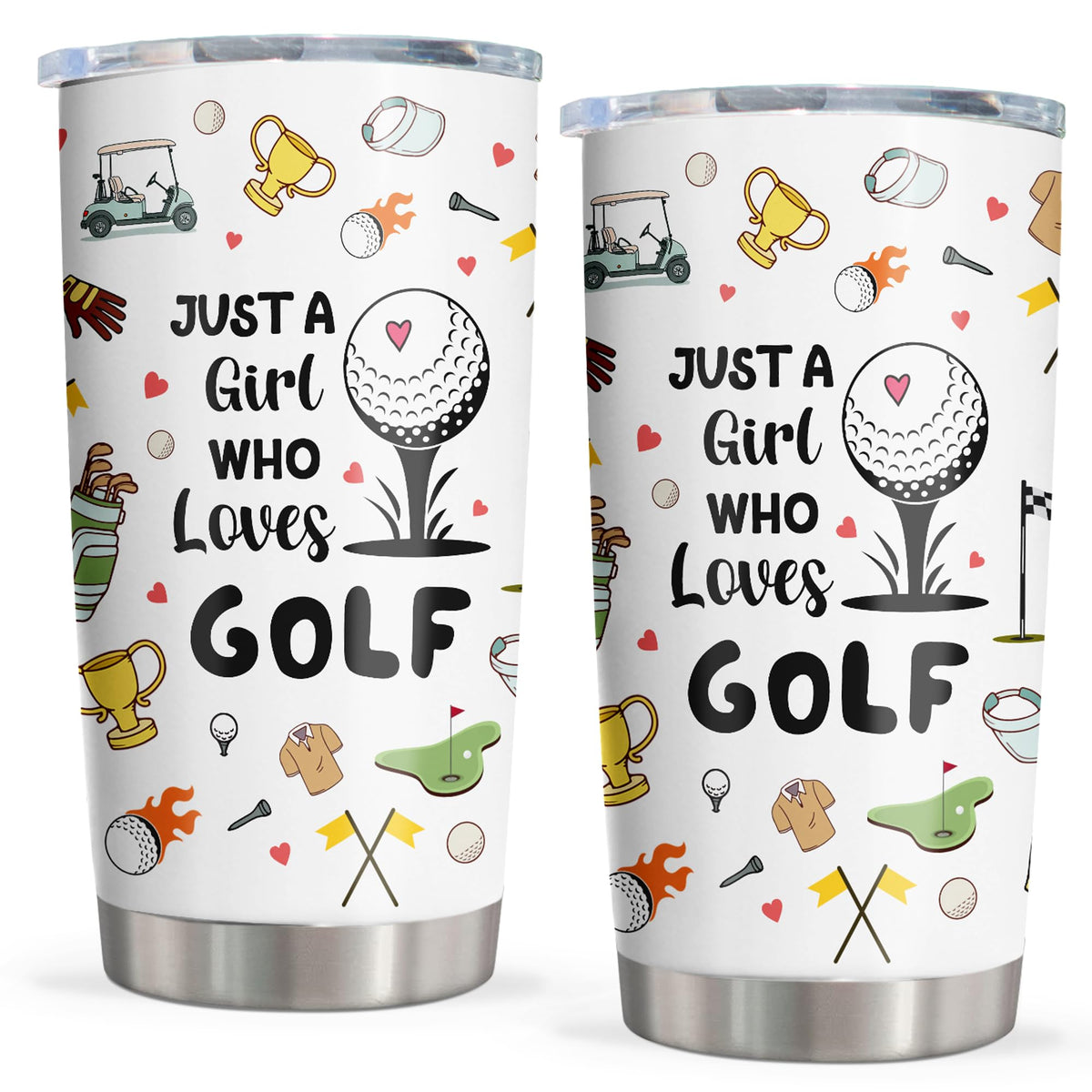 Vuxoye golf tumbler 20oz with leakproof lid for on-course hydration.