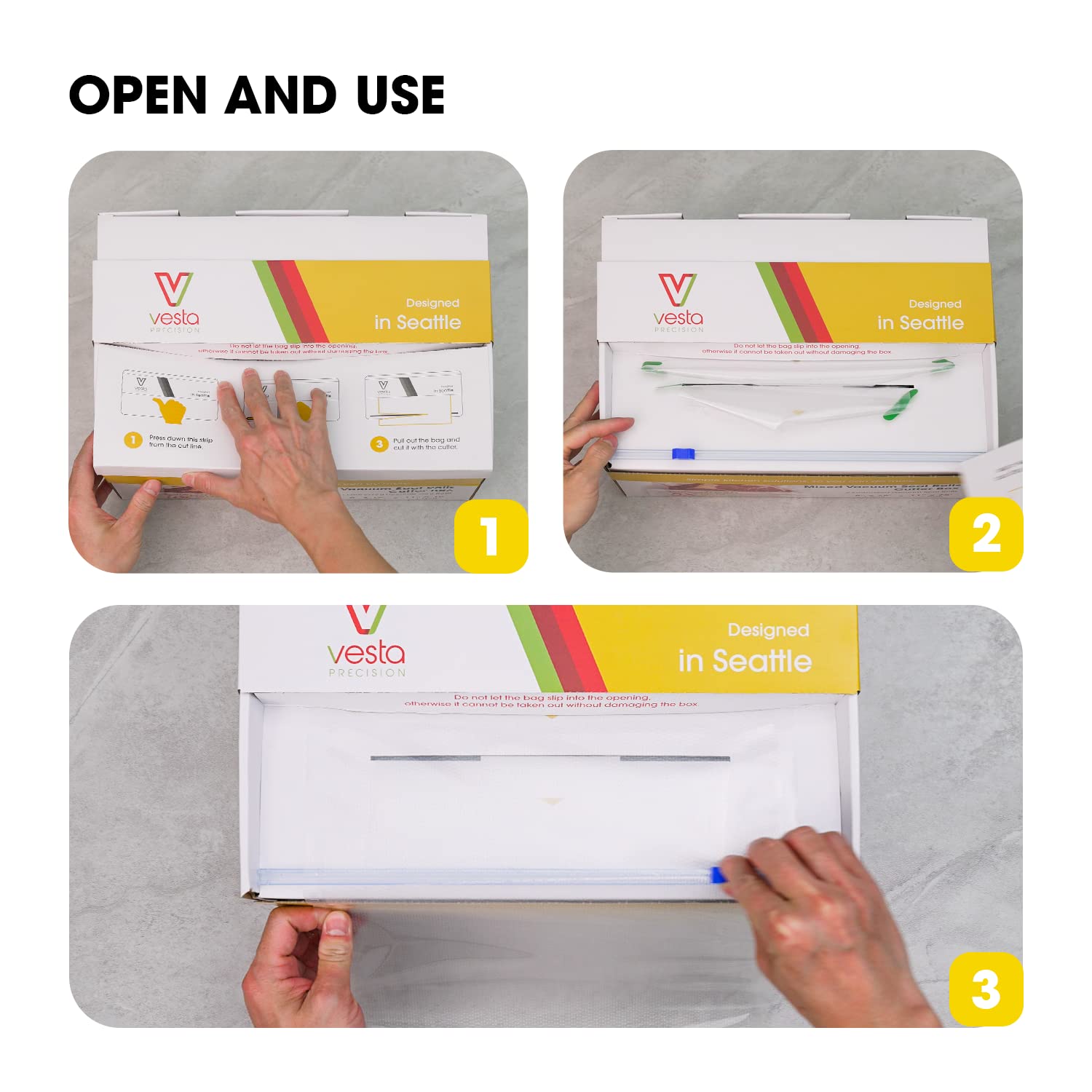 V Vesta Precision compatible with major vacuum sealers for versatile use