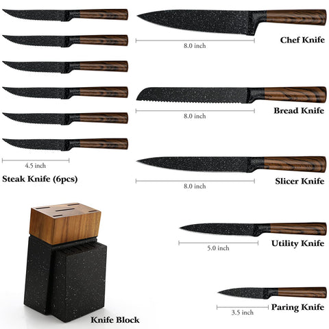 Vvwgkpk 8-inch chef knife for precise, comfortable slicing.