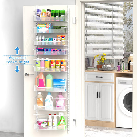 VyGrow adjustable baskets allow tailored spacing for tall items and snacks.