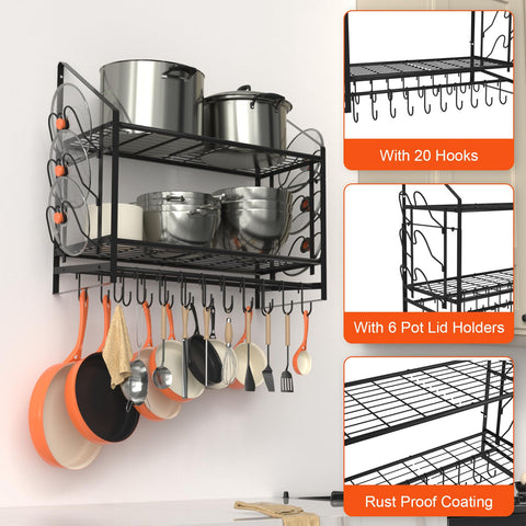 VyGrow heavy-duty steel construction for lasting kitchen storage.