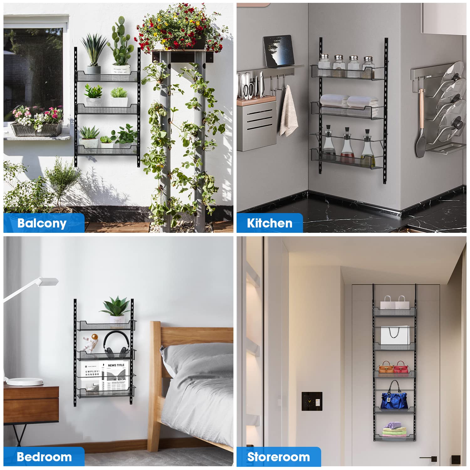 Kitchen-to-bathroom storage solution by VyGrow for organized spaces.