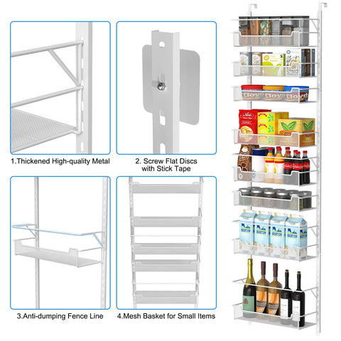 VyGrow kitchen storage solution keeps spices and cans organized neatly.