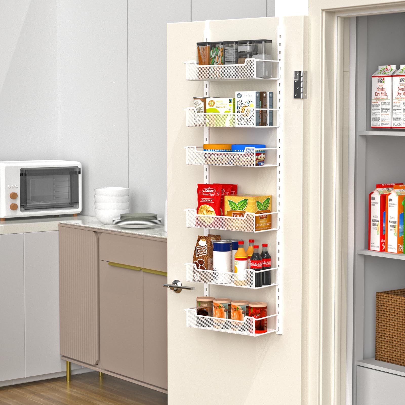 VyGrow rust-resistant steel construction supports daily pantry use