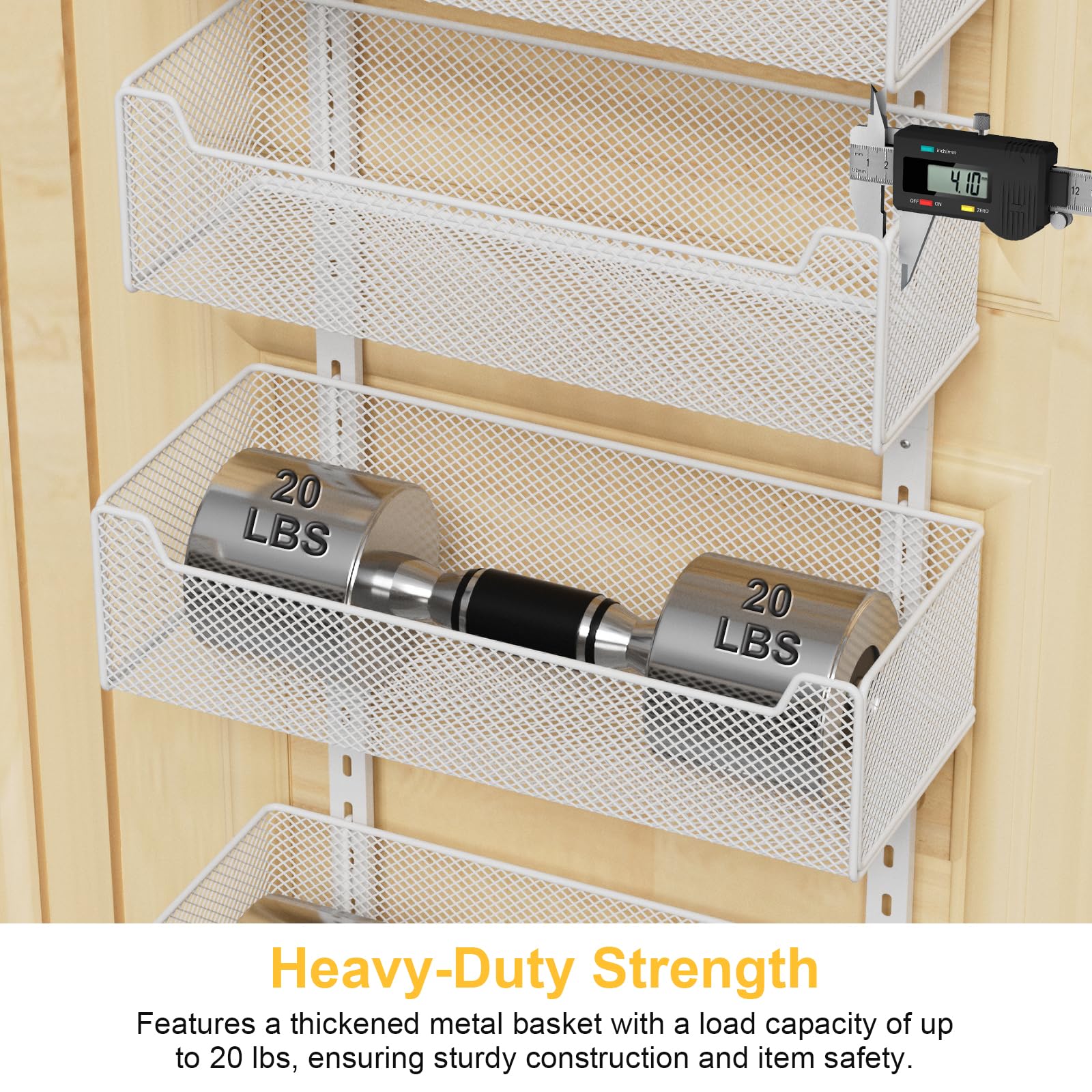 VyGrow stabilizing adhesive stickers secure the unit for quiet operation.