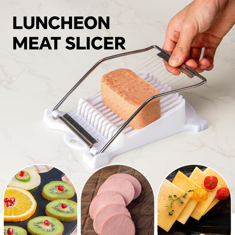 Vynetralix Spam Cutter with stainless steel wire for clean slices