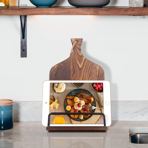 VYNOPA stand features a handle hole for easy hanging.