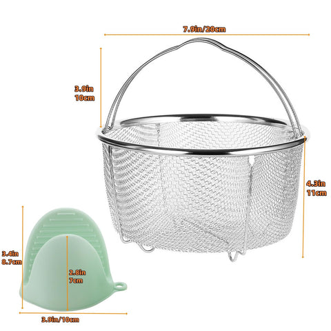 Vziokk steamer basket dishwasher safe for easy cleanup