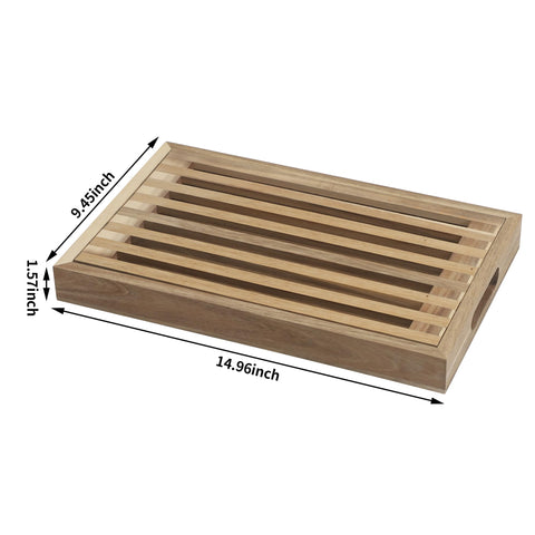VZODESR compact bread tray fits countertops during meal prep