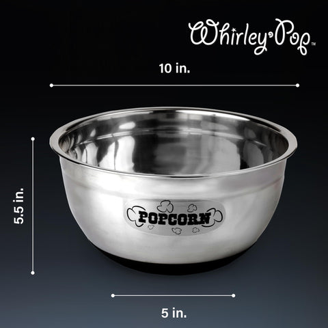 Wabash Valley Farms 6-quart popcorn bowl ideal for sharing movie night snacks.