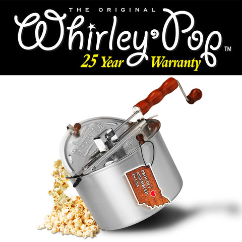 Wabash Valley Farms Whirley-Pop offers easy cleanup.