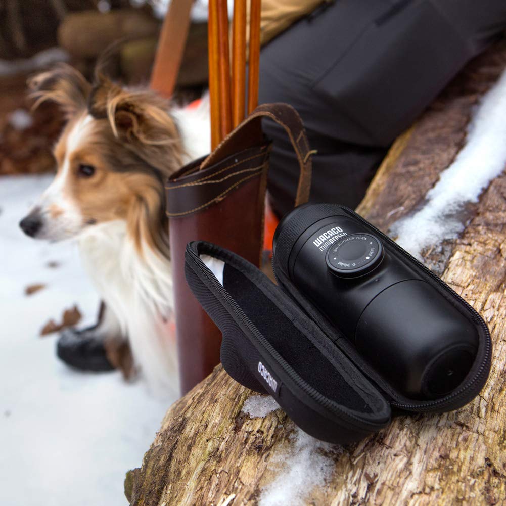 Durable case guards against bumps during outdoor adventures.
