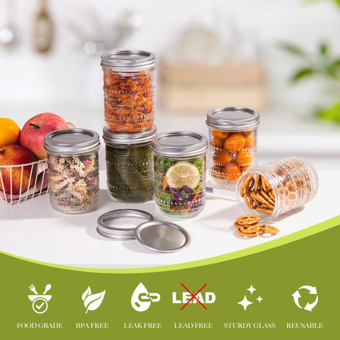 WACOI airtight lid and metal band provide a secure seal.