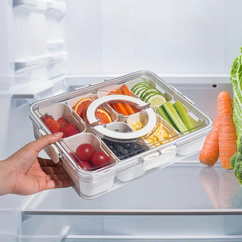 WACOI BPA-free snack tray is easy to clean by hand