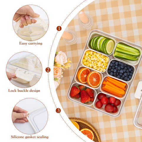 WACOI food-grade plastic tray ensures safe, reusable use