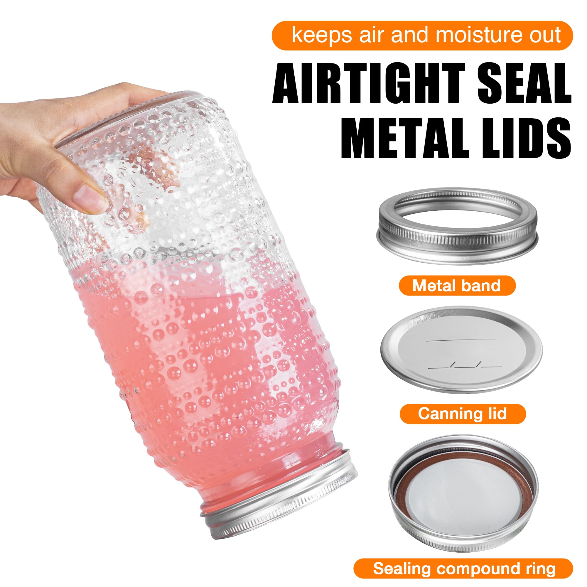 WACOI wide mouth design makes filling, pouring, and cleaning easy.