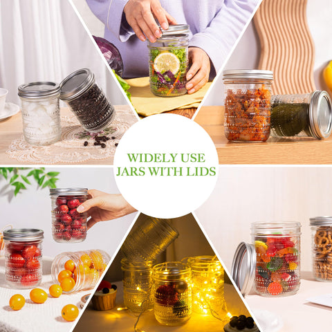 WACOI 16oz jar shown for yogurt or oatmeal breakfast prep.