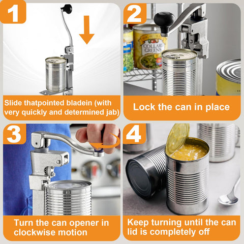 Wadoy industrial can opener ideal for restaurants hotels bars