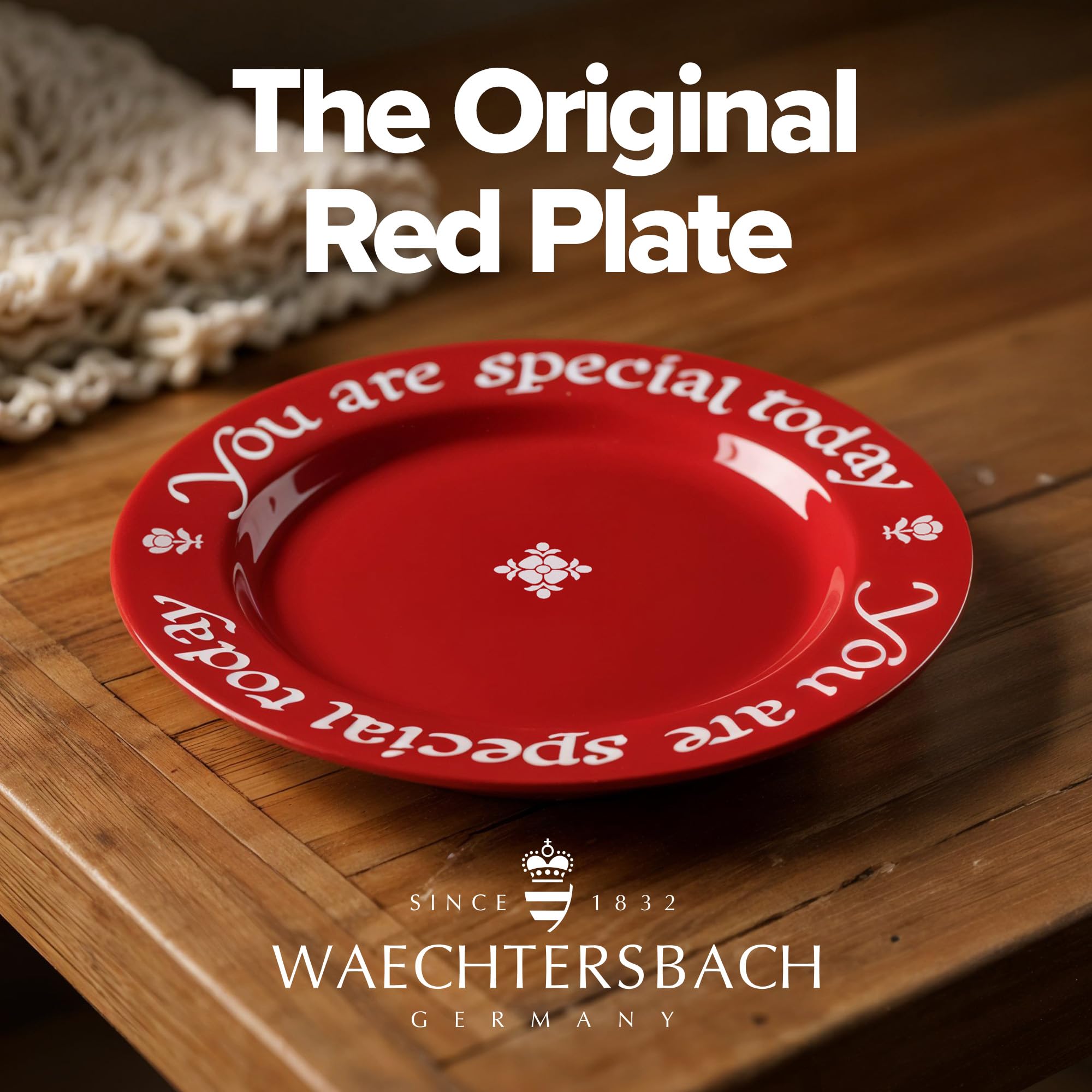 Waechtersbach plate in ready gift box for milestones
