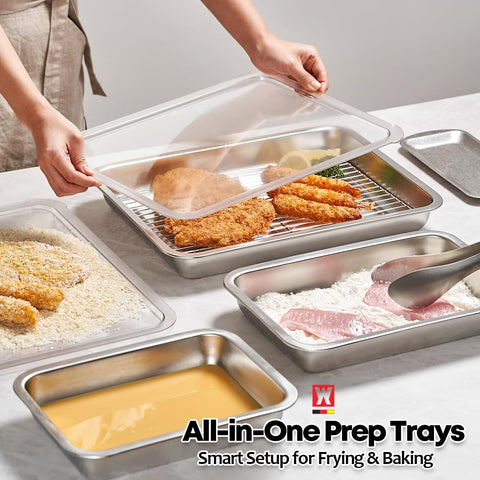 Wagensteiger versatile pan ideal for party portions and catering prep.