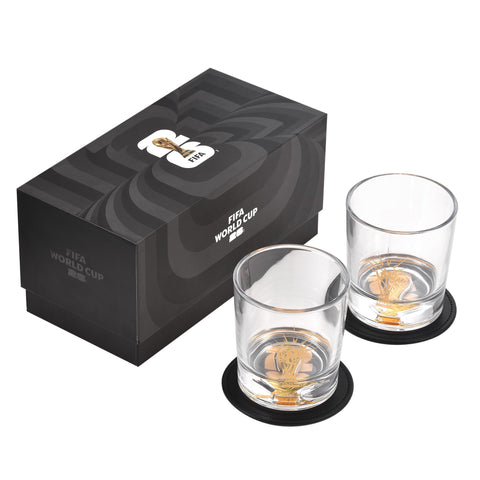 Wagon International World Cup 2026 8oz glass front view for game day sipping