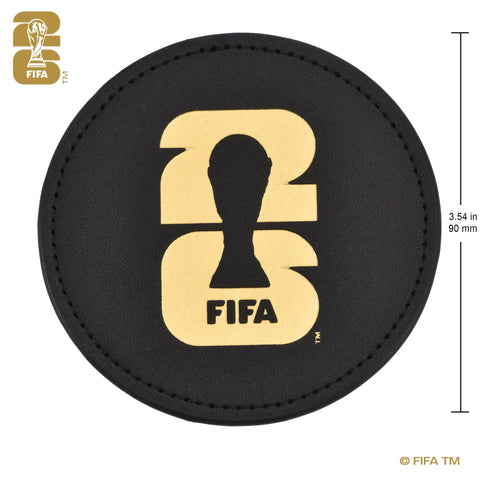 Wagon International World Cup 2026 leather coaster set protects tables