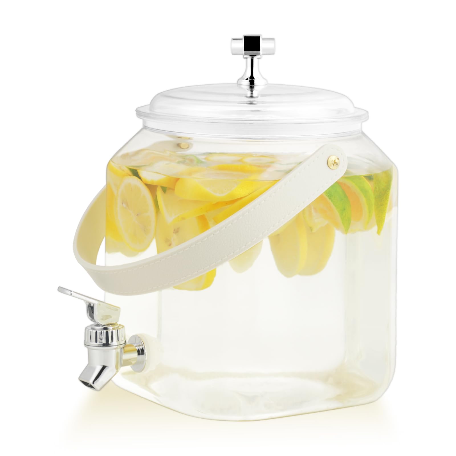 Wagrvuy 1-gallon juice dispenser with leakproof spigot, ideal for parties.