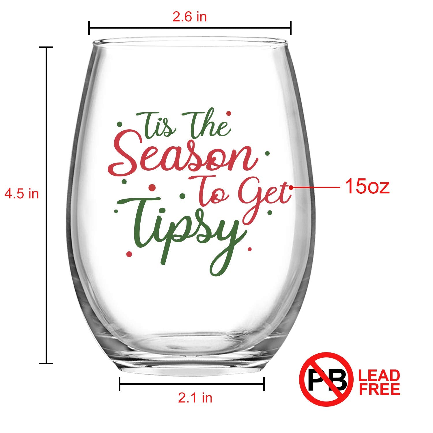 Waipfaru Tis the Season decorative glass doubles as a festive home accent.