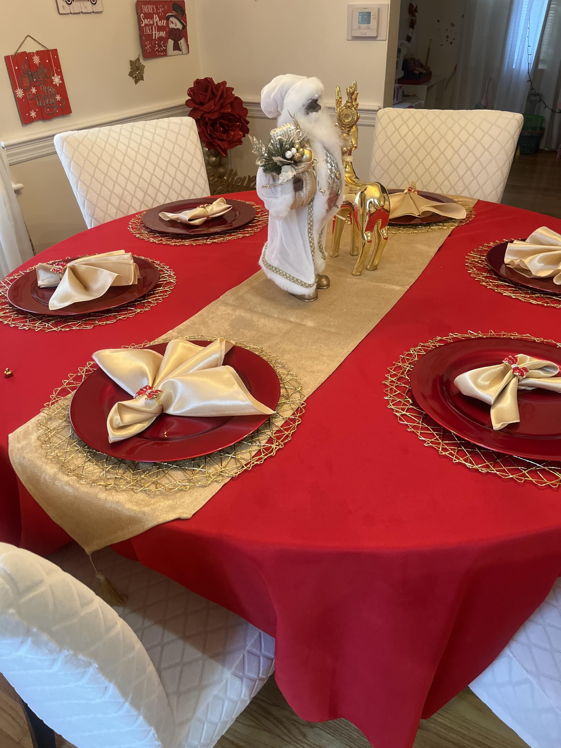 WAITER TREE versatile runner for holiday tables and events.