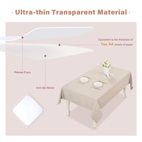 WAITER TREE ultra-thin transparent grips stay invisible on surfaces.