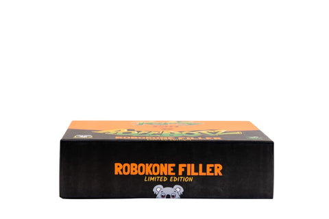 Wakit Grinders RollBotz RoboKone Filler three-section magnet assembly keeps parts aligned.