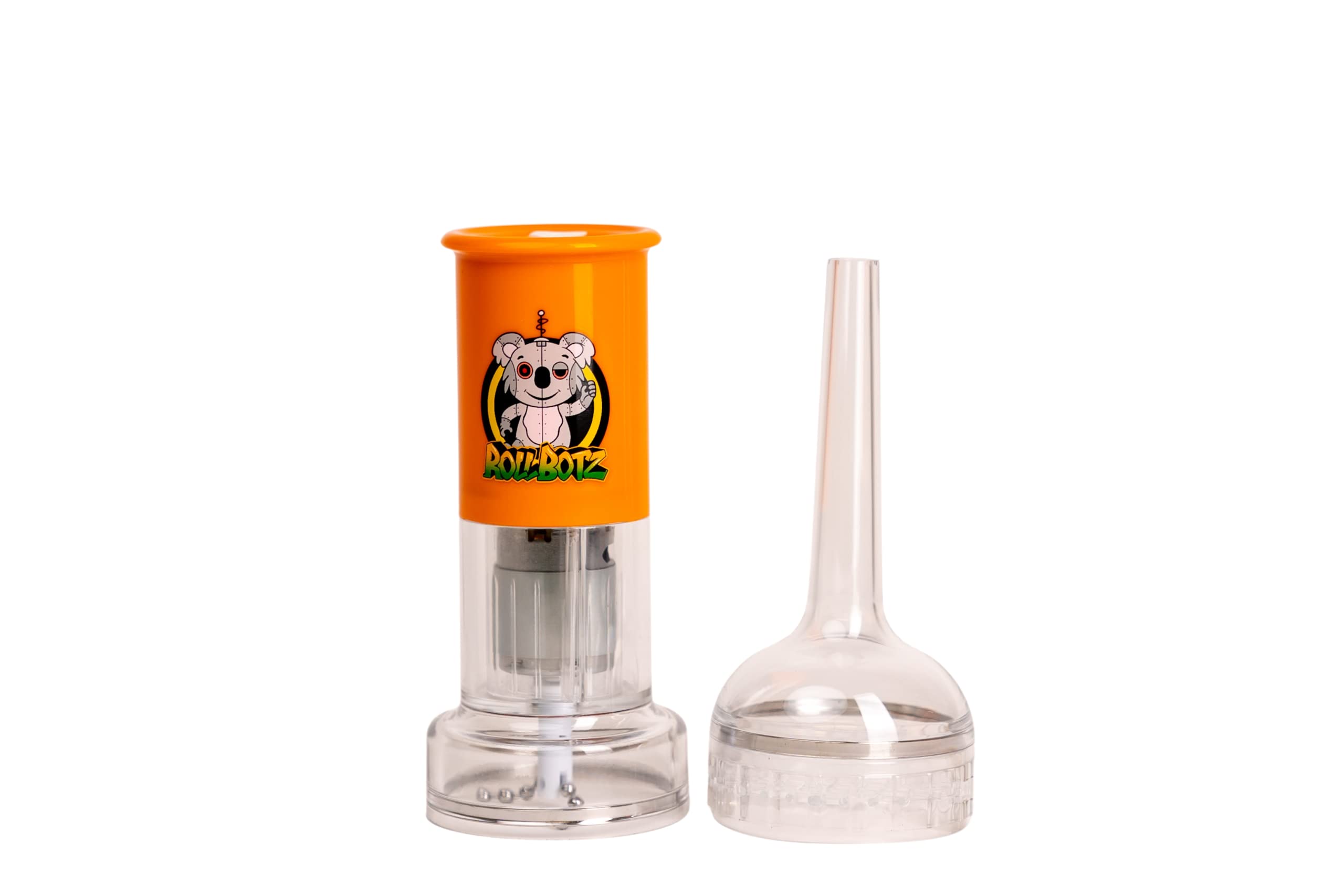 Wakit Grinders RollBotz RoboKone Filler USB charging cable keeps the mill powered between sessions.