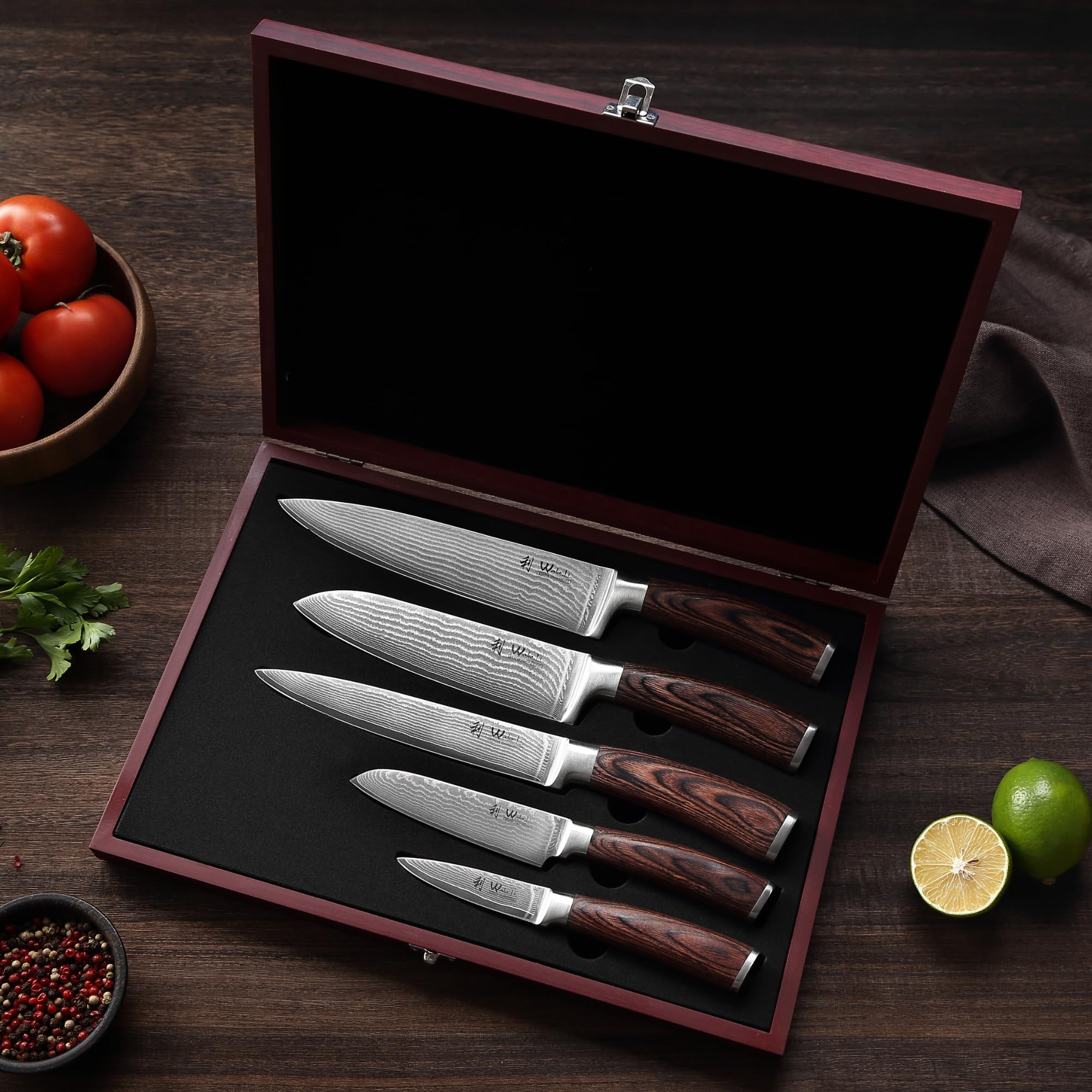 Wakoli EDIB chef knife with a long blade for versatile kitchen slicing