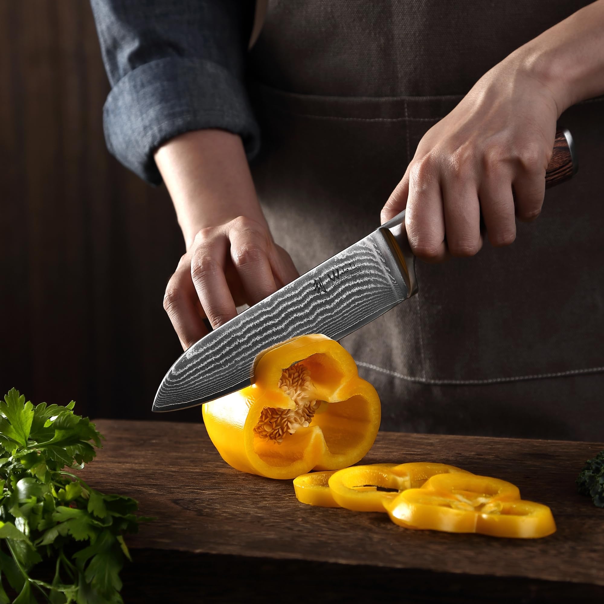 Wakoli EDIB demonstrates meat slicing with smooth, effortless motion
