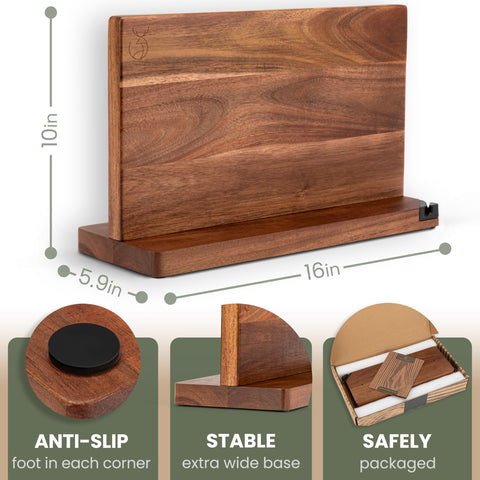 WALDWERK food grade beeswax finish preserves the wood safely.