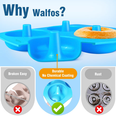 Walfos 3-pack provides large donuts ideal for family treats and sharing.