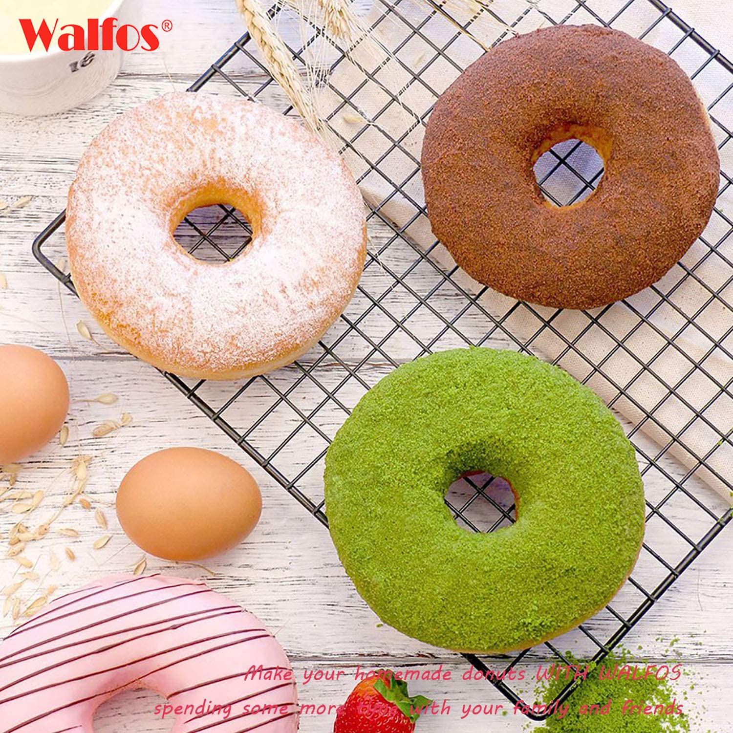 Walfos BPA-free silicone ensures safe baking and durable performance.