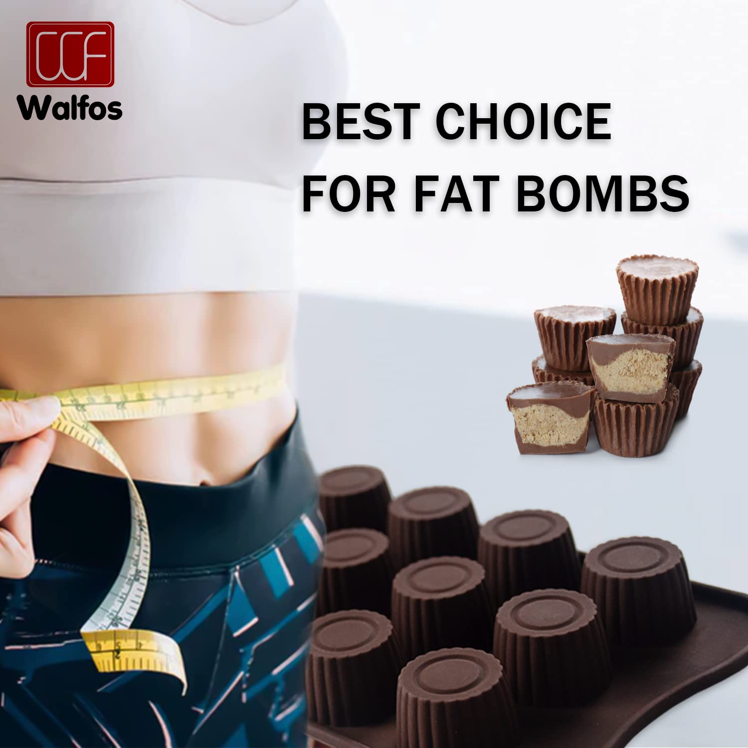 Walfos keto fat bomb mold helps craft low-carb snacks at home.