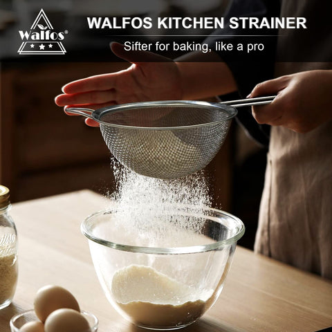 Walfos long-handle for safe lifting from hot water.