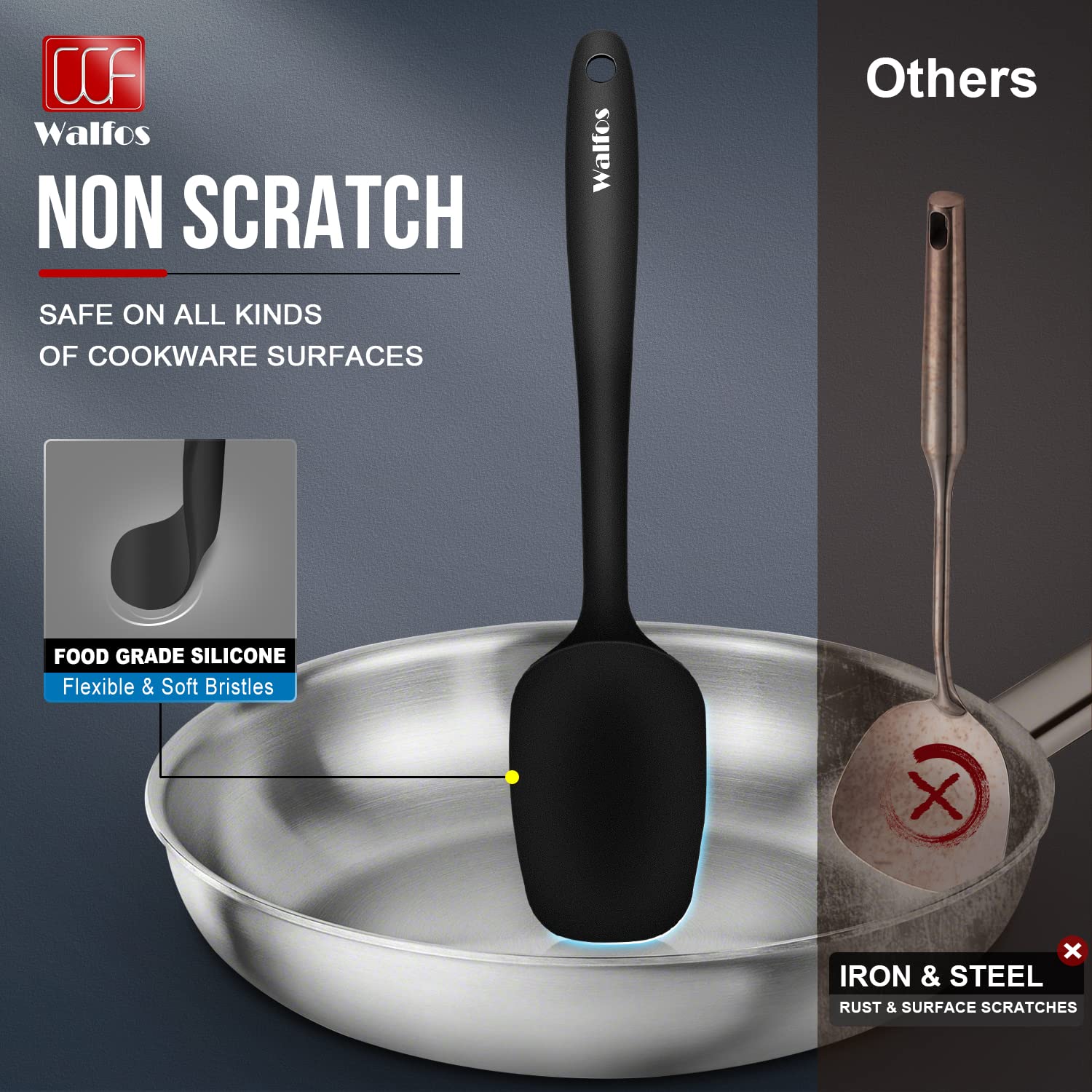 Walfos mini spatulas ideal for precise spreading and small jars.