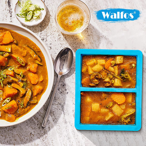 Walfos durable silicone ideal for meal prep and storage.