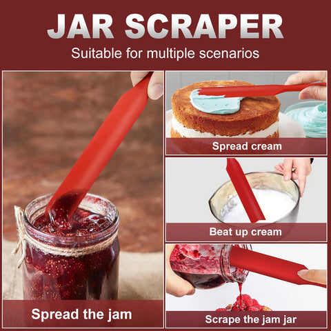 Walfos one-piece spatula design highlights easy cleaning and food safety