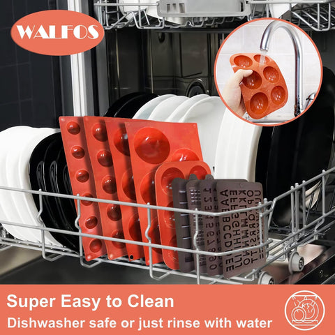 Walfos semi-sphere mold promotes even shaping and easy cleaning