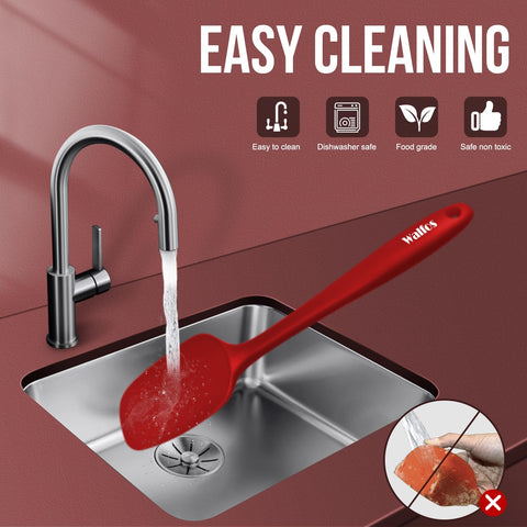 Walfos spatulas support versatile tasks like mixing, scraping, and decorating.