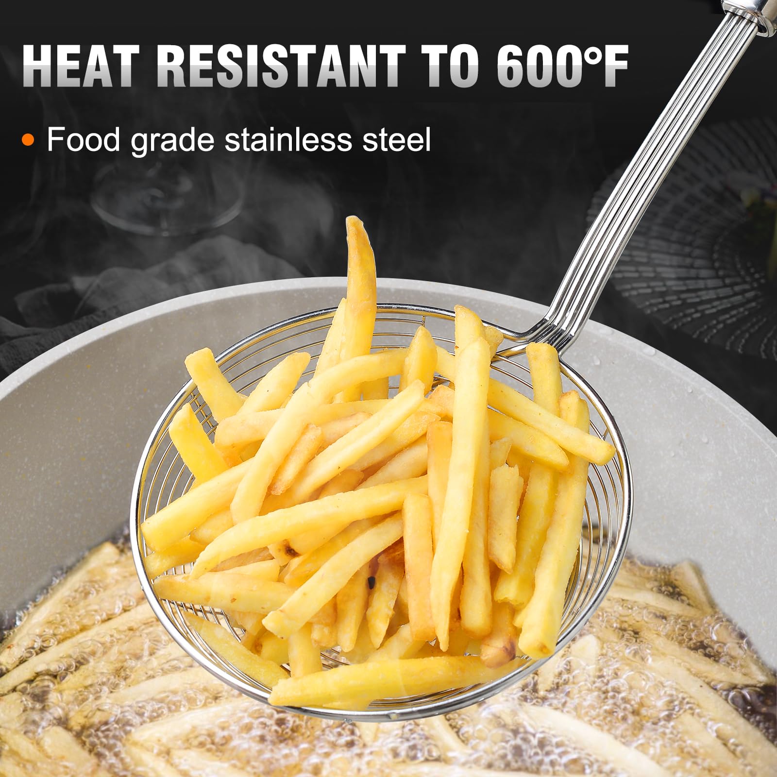 Walfos Spider Strainer ideal for deep fryer use and efficient draining