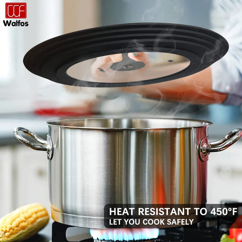 Walfos lid is dishwasher-safe for quick cleanup.