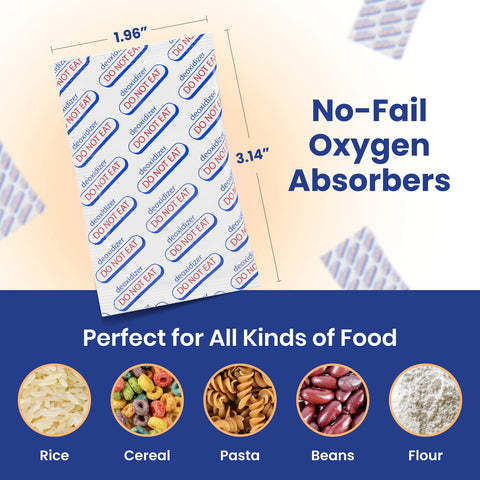 Wallaby 5-gallon Mylar bag with an individual absorber extending shelf life.