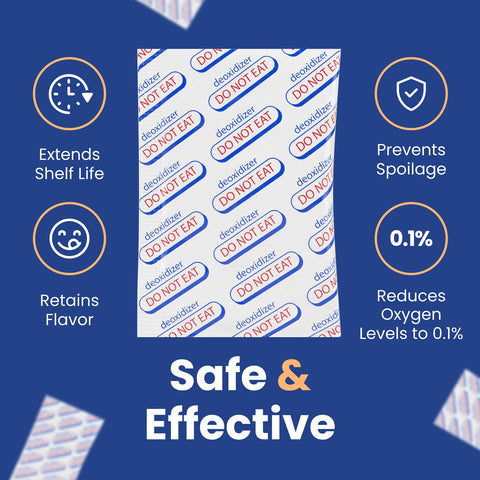 Wallaby FDA food-grade absorber material ensures safe long-term storage of foods.