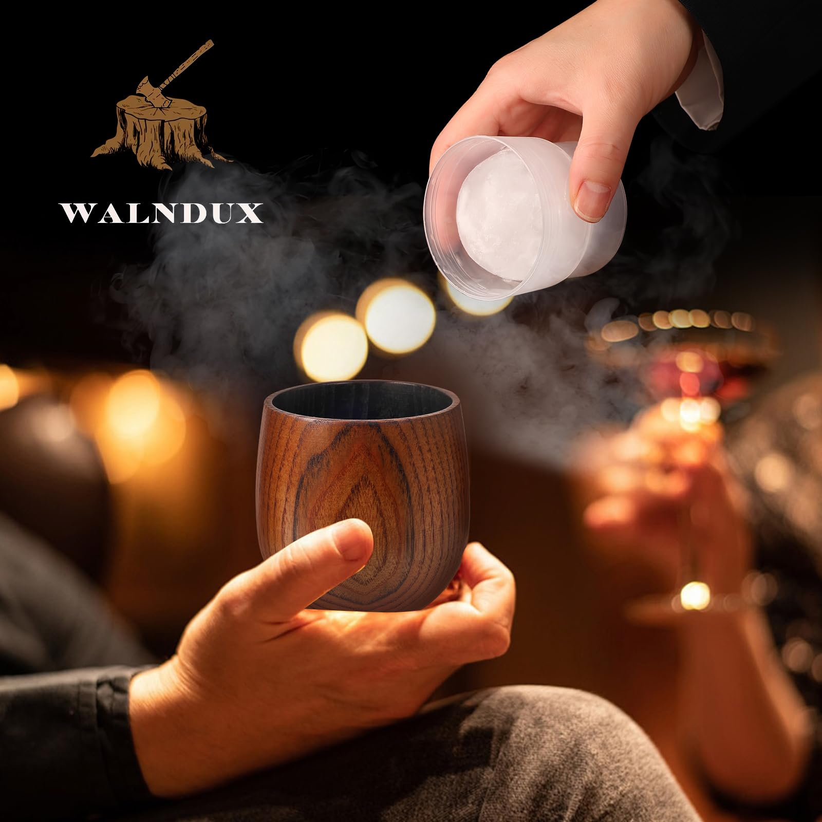 WALNDUX 2-pack bourbon cups suit gifting and shared moments
